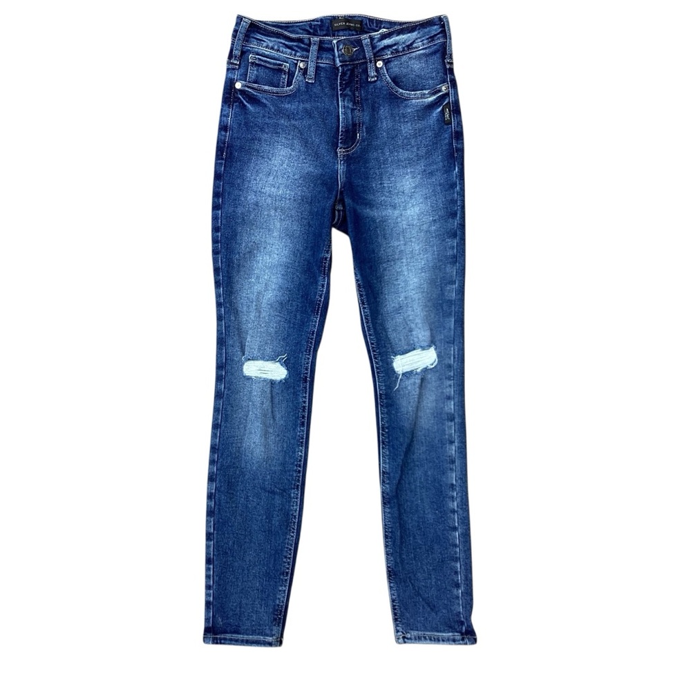 SILVER JEANS Infinite Fit Jeans Small Distressed